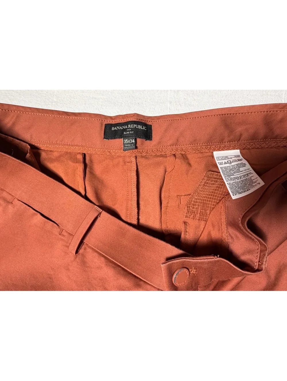Banana Republic Rust Chinos Pants